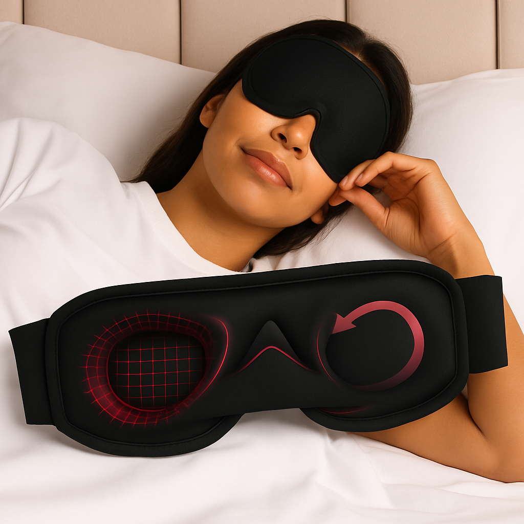 Plush Fit Blackout Eye Shade, Black