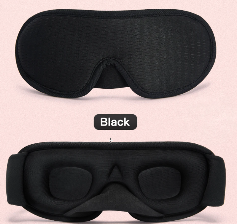 Plush Fit Blackout Eye Shade, Black