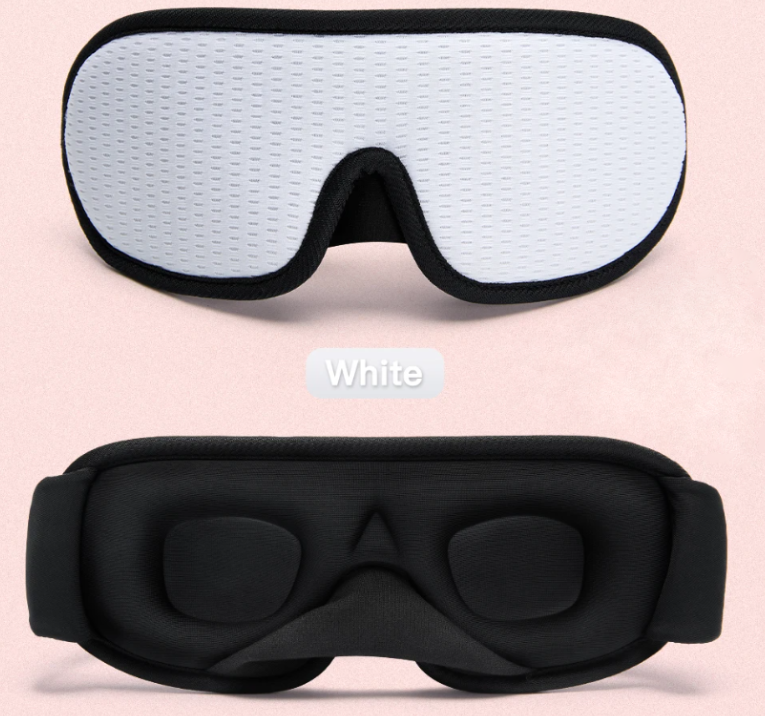 Plush Fit Blackout Eye Shade, White