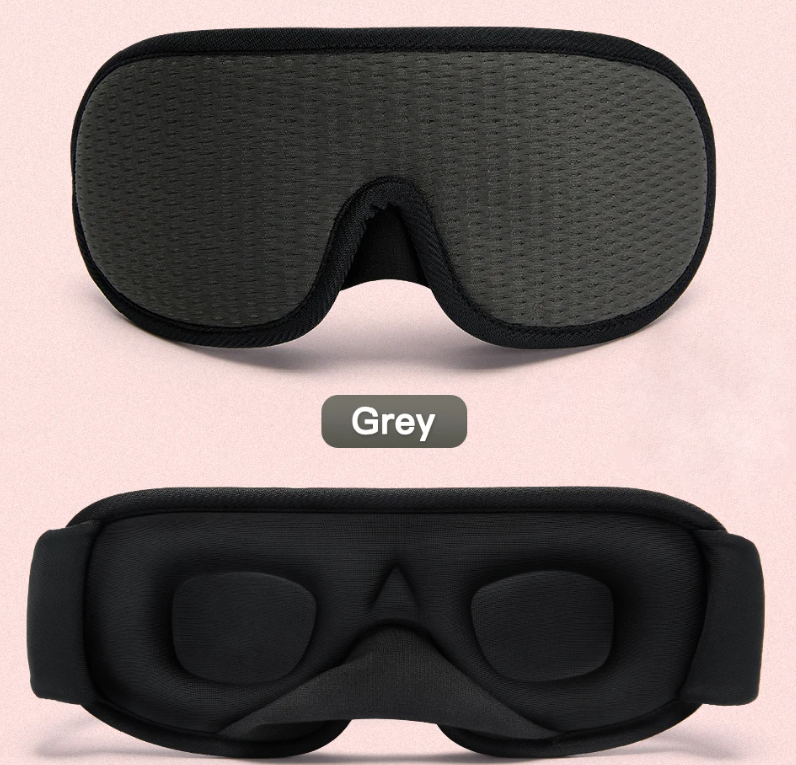 Plush Fit Blackout Eye Shade, Grey
